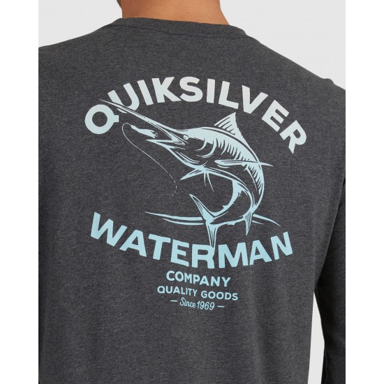 Quiksilver Sale Mens Reel Legend Long Sleeve T Shirt