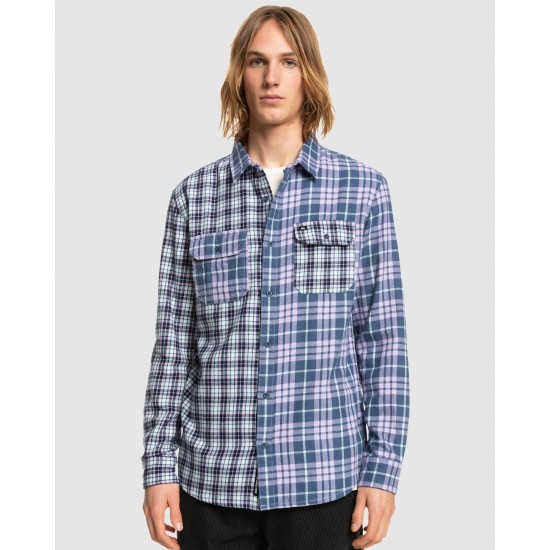 Quiksilver Outlet Mens Stratton Long Sleeve Shirt