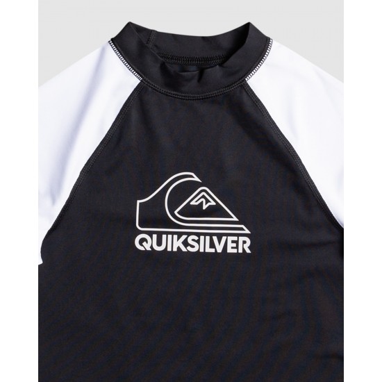 Quiksilver Sale Boys 8 16 On Tour Short Sleeve Rash Vest