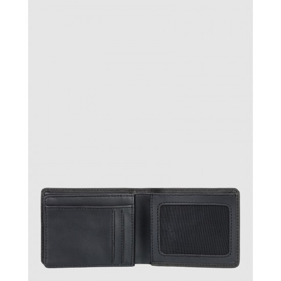 Quiksilver Online Mac Tri Fold Leather Wallet