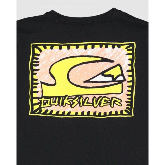 Quiksilver Sale Boys 2 7 Open Wide Short Sleeve T Shirt