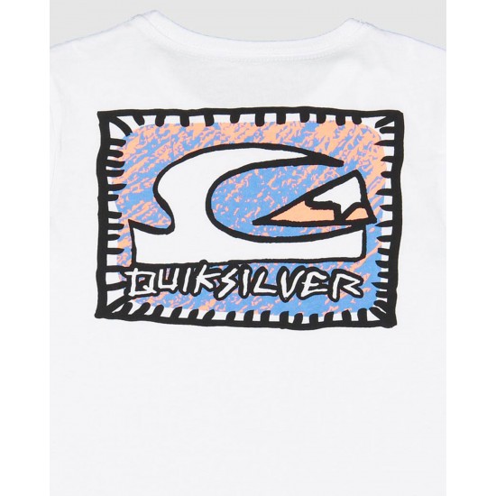 Quiksilver Sale Boys 2 7 Open Wide Short Sleeve T Shirt