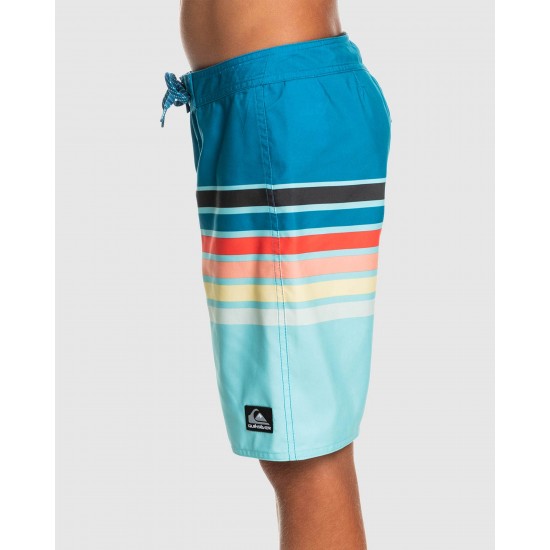 Quiksilver Outlet Boys 8 16 Everyday Sion 17" Boardshorts