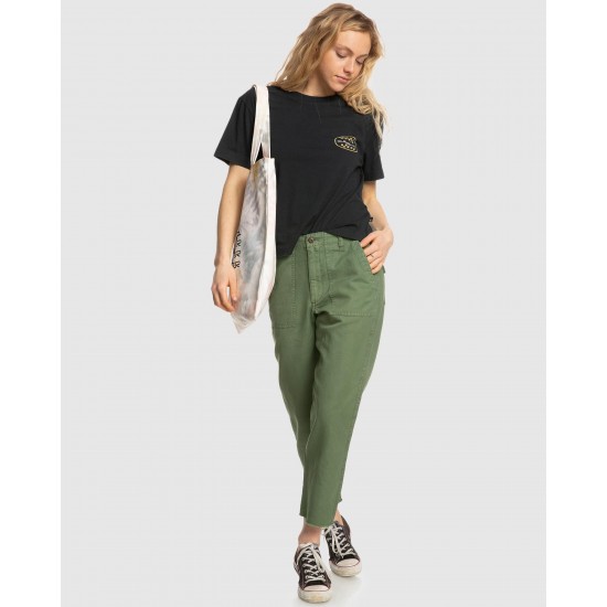 Quiksilver Online Worker Colour Trousers For Women