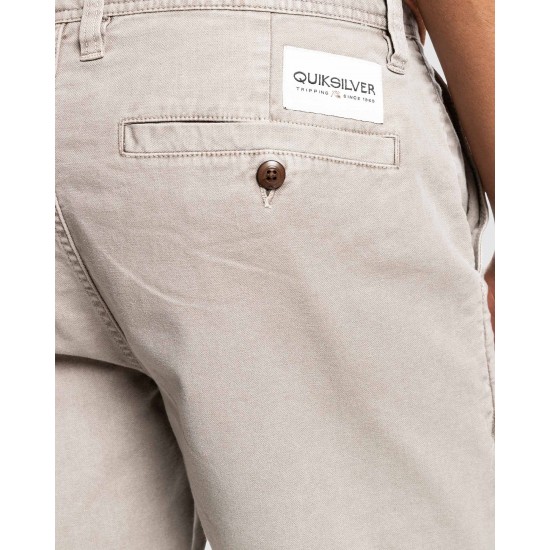 Quiksilver Sale Mens Washed Twill Natural Dye Chino Shorts