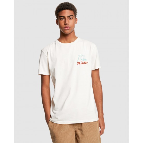 Quiksilver Online Mens Blank Canvas Outsiders Short Sleeve T Shirt