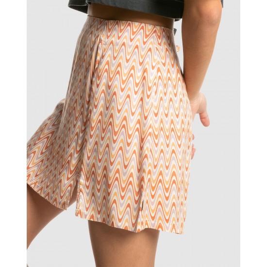 Quiksilver Outlet Womens Split Mini Skirt