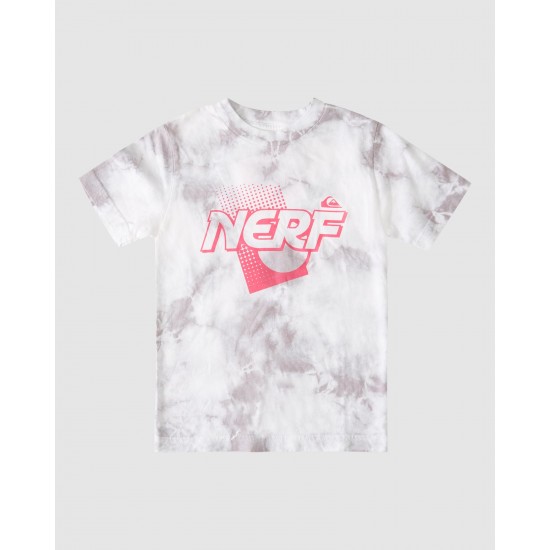 Quiksilver Outlet Boys 2 7 Nerf Cloud Wash Short Sleeve T Shirt