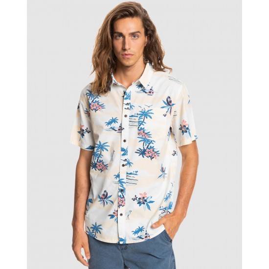Quiksilver Sale Mens Birdwatcher Short Sleeve Shirt