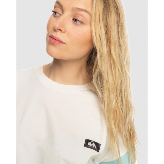 Quiksilver Outlet Wave Vibes Short Sleeve T Shirt For Women