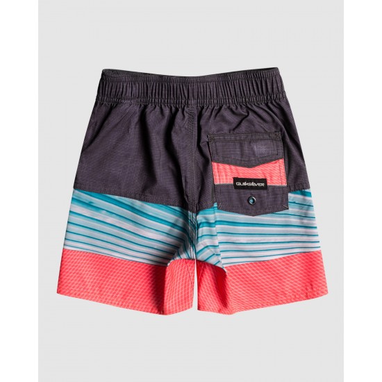 Quiksilver Outlet Boys 2 7 Everyday Panel 12" Boardshorts