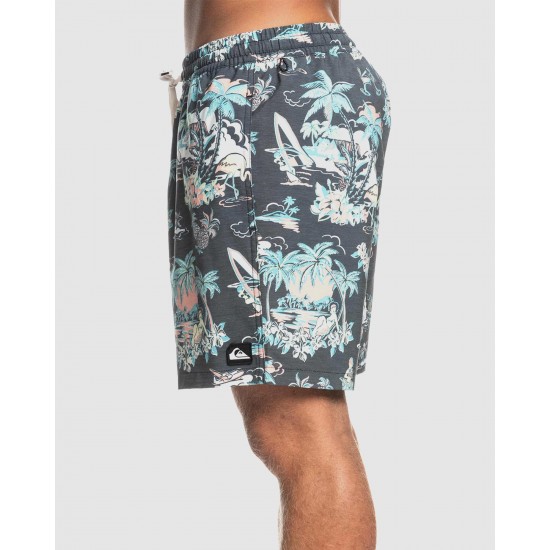Quiksilver Outlet Mens Hotel Paradiso 17" Swim Shorts