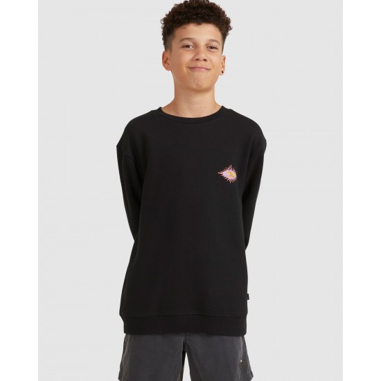 Quiksilver Outlet Boys 8 16 First Mind Sweatshirt