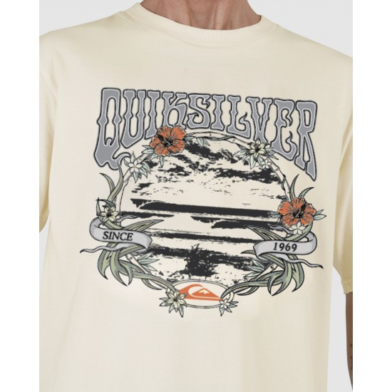 Quiksilver Outlet Mens Vintage Merch T Shirt