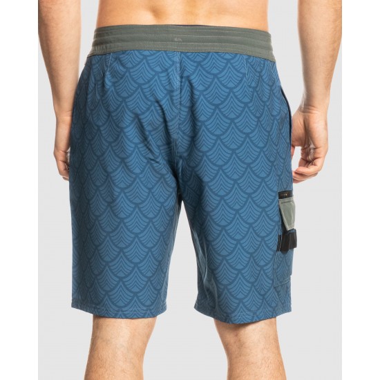 Quiksilver Sale Mens Waterman Angler Print 20" Recycled Beach Shorts