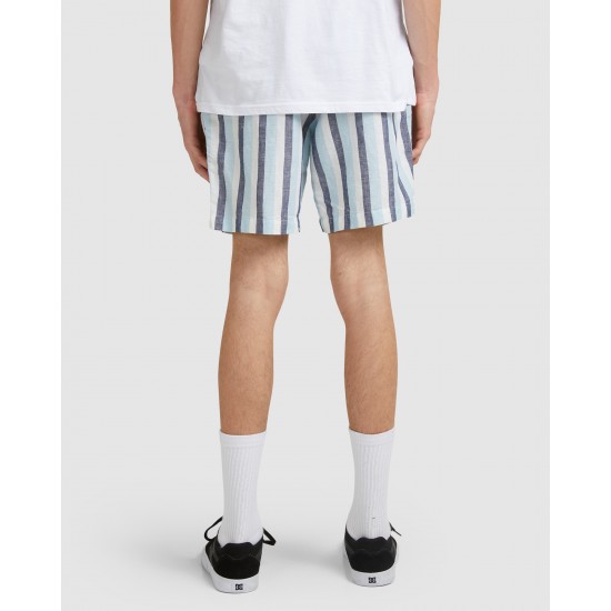 Quiksilver Sale Mens Lite Stripes Elasticated Shorts