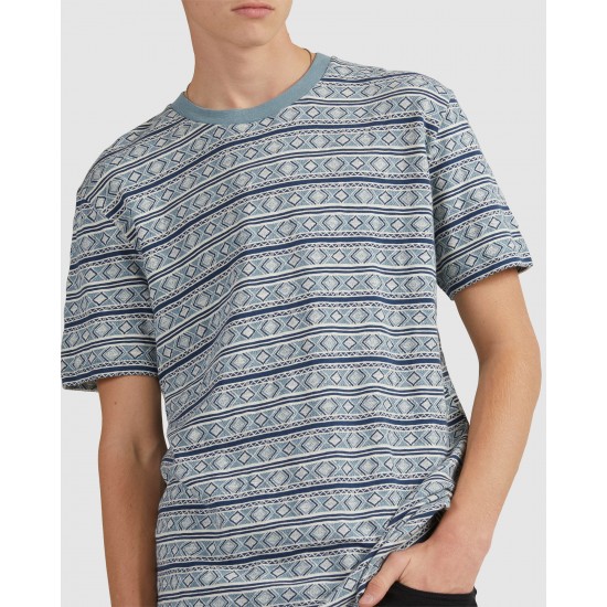 Quiksilver Sale Mens Trip Jacquard T Shirt