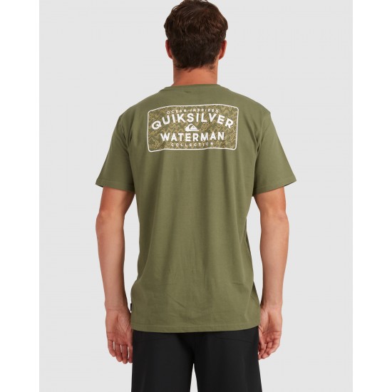 Quiksilver Outlet Mens Pacific Road T Shirt