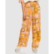 Quiksilver Outlet Womens Print Room Elasticated Wide Leg Pants