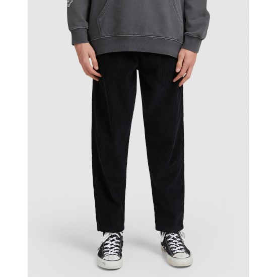 Quiksilver Outlet Mens Shadow Cord Elasticated Corduroy Trousers