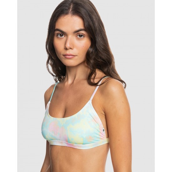 Quiksilver Outlet Womens Classic Scoop Recycled Bralette Bikini Top