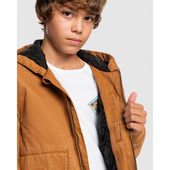 Quiksilver Outlet Bpys 8 16 Just Cool Jacket