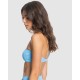 Quiksilver Online Womens Classic Rib Recycled One Shoulder Bikini Top