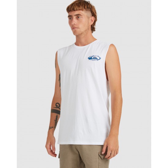 Quiksilver Outlet Mens Down The Line Tank