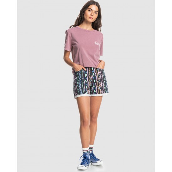 Quiksilver Outlet Womens Heritage Stripe Shorts