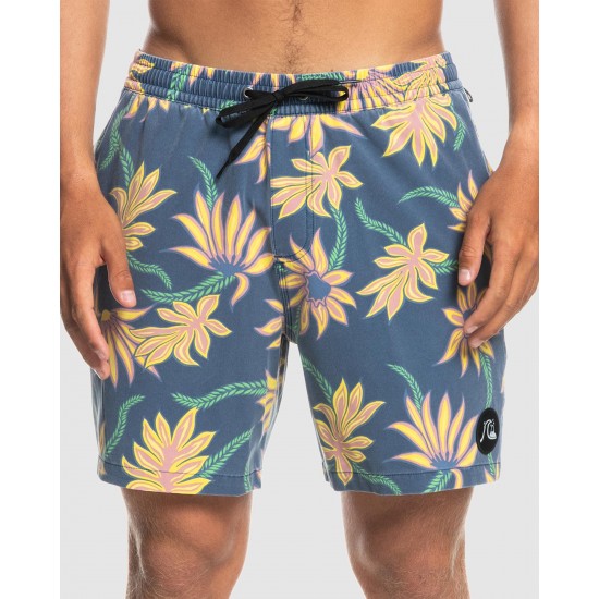 Quiksilver Sale Mens Washed Session 17" Swim Shorts