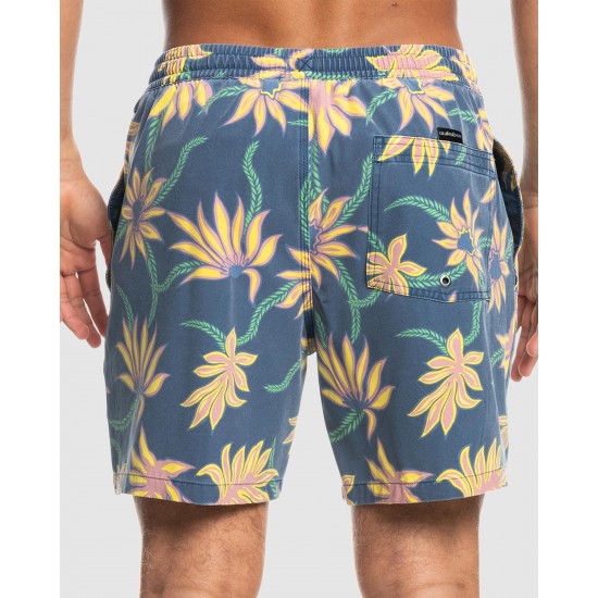 Quiksilver Sale Mens Washed Session 17" Swim Shorts