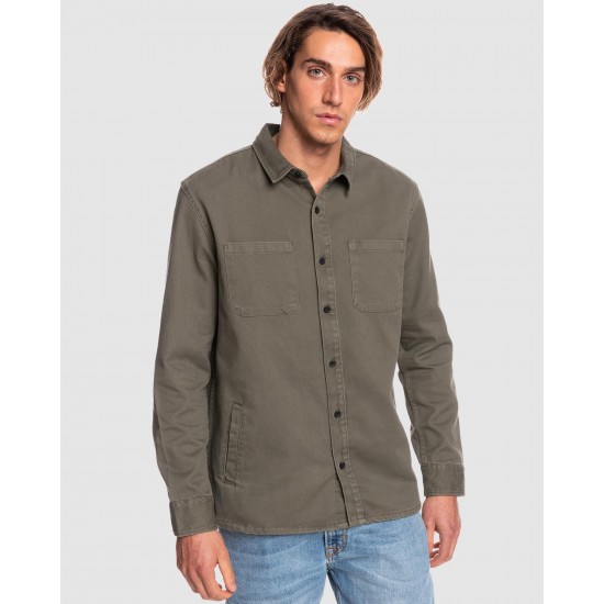 Quiksilver Sale Mens Top Half Long Sleeve Shirt