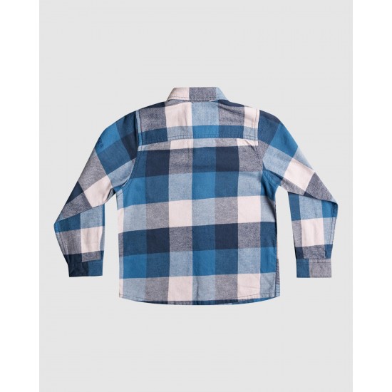 Quiksilver Outlet Motherfly Long Sleeve Shirt For Boys 2 7