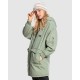 Quiksilver Outlet Womens Quiet Shelter Military Parka Jacket